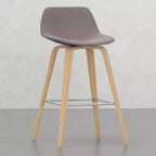 Sgabelli da bancone Okak Bentwood (set da 2), sgabelli da bar classici Harvard con struttura in legno curvato, sedute senza tempo per isola cucina