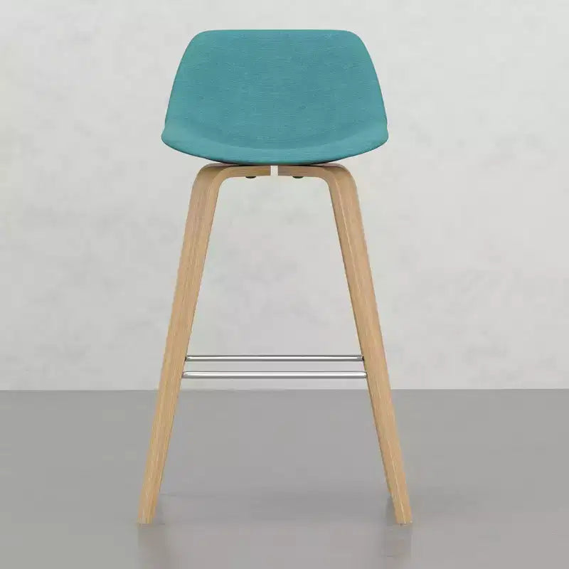 Sgabelli da bancone Okak Bentwood (set da 2), sgabelli da bar classici Harvard con struttura in legno curvato, sedute senza tempo per isola cucina