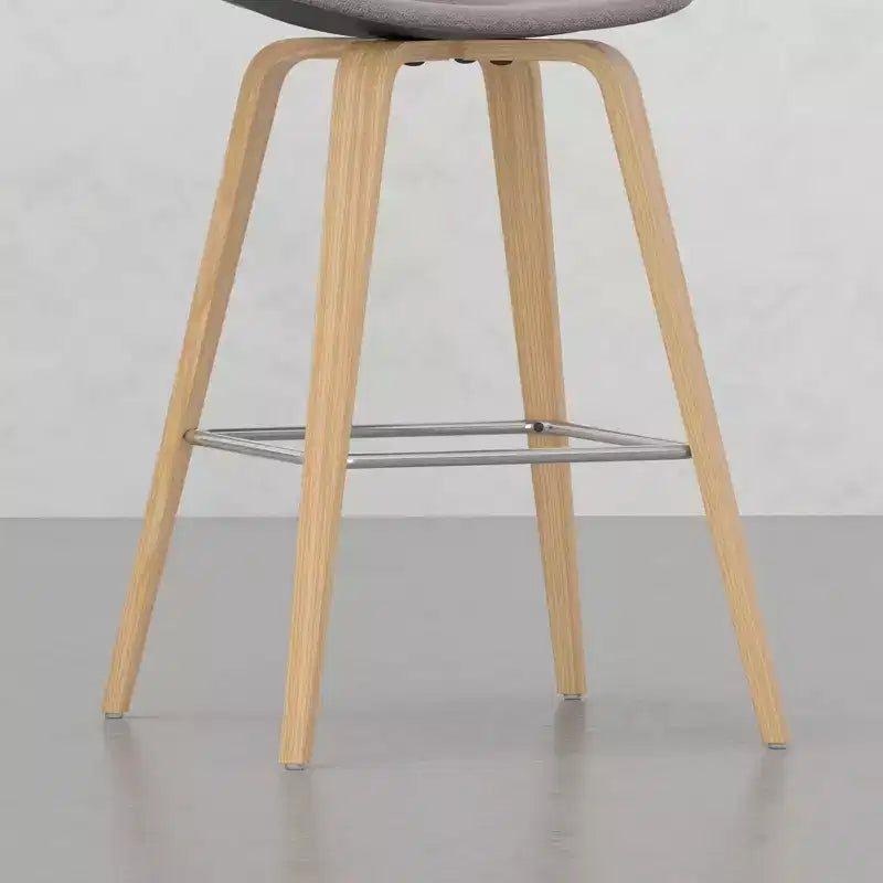 Sgabelli da bancone Okak Bentwood (set da 2), sgabelli da bar classici Harvard con struttura in legno curvato, sedute senza tempo per isola cucina