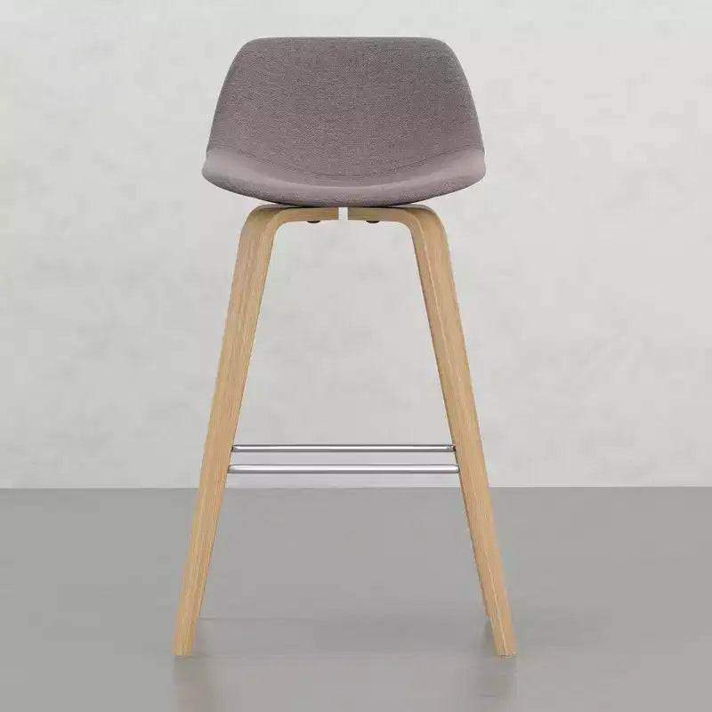 Sgabelli da bancone Okak Bentwood (set da 2), sgabelli da bar classici Harvard con struttura in legno curvato, sedute senza tempo per isola cucina