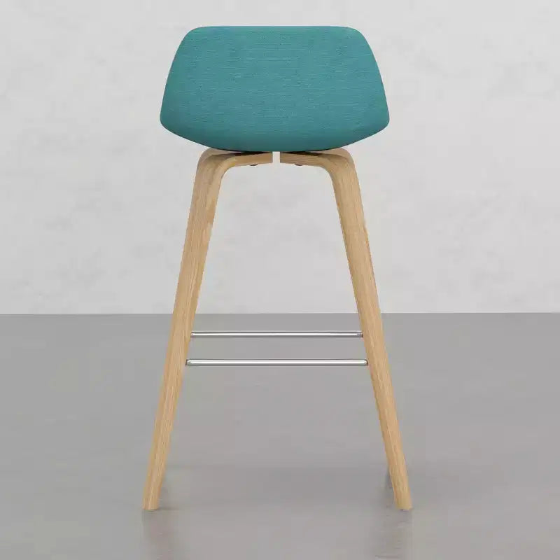 Sgabelli da bancone Okak Bentwood (set da 2), sgabelli da bar classici Harvard con struttura in legno curvato, sedute senza tempo per isola cucina