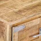 vidaXL Tavolino da caffè in legno massello di mango naturale Compatto