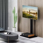 Costway Supporto da Pavimento per TV, Universale per TV da 32-70 Pollici fino a 50 kg, Base di Montaggio