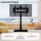 Costway Supporto da Pavimento per TV, Universale per TV da 32-70 Pollici fino a 50 kg, Base di Montaggio