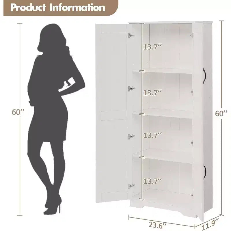 Armadio alto a doppia anta, compatto ed elegante senza occupare molto spazio, perfetto per ingressi, angoli della camera da letto