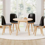 Costway Sedie da Pranzo Moderne Set da 4 Sedie da Cucina Senza Braccioli Capacità di Carico 150 kg