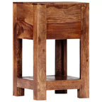vidaXL Comodino 30x30x50 cm in Legno Massello di Acacia