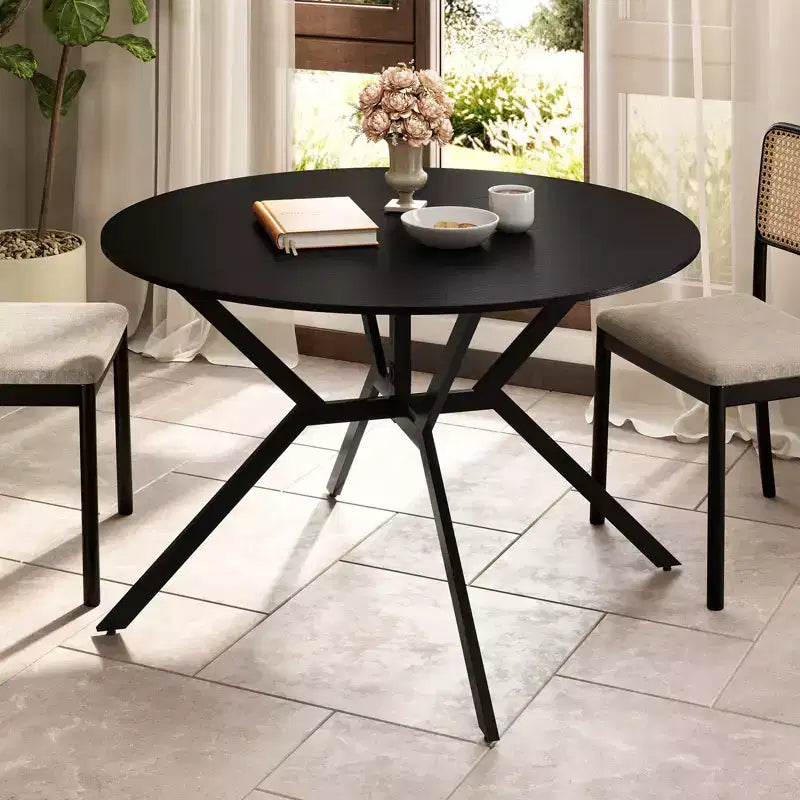 Tavolo da pranzo pieghevole Costway Tavolo da cucina rotondo allungabile da 120 cm con ante a ribalta per la casa