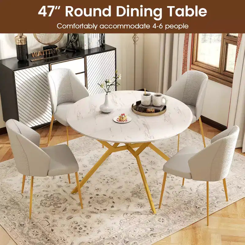 Tavolo da pranzo pieghevole Costway Tavolo da cucina rotondo allungabile da 120 cm con ante a ribalta per la casa