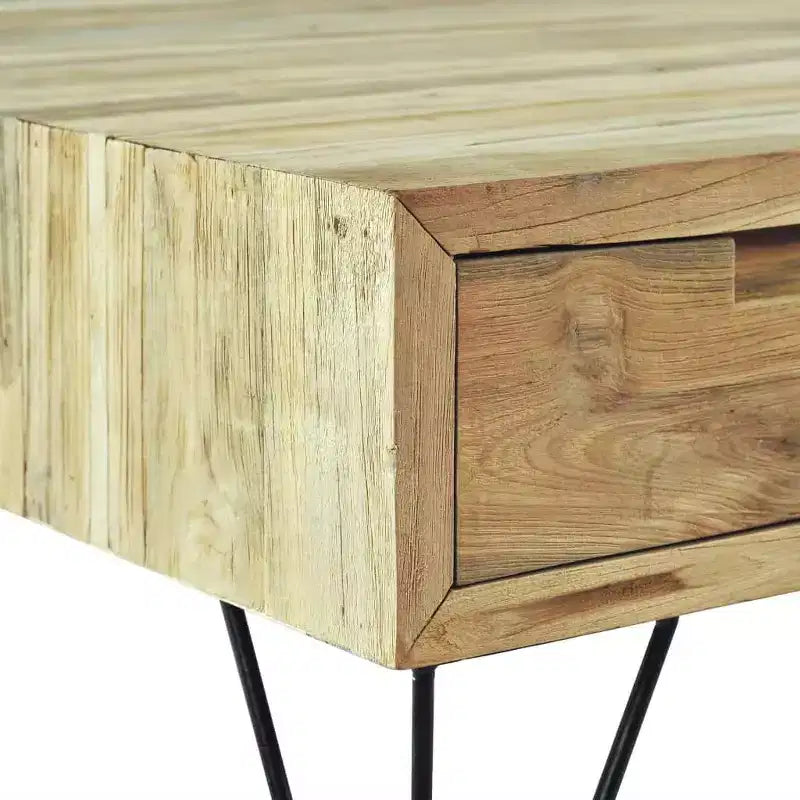 vidaXL Tavolino da caffè 80x80x40 cm in Teak Massello