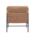 MAYEERTY 27.56 Poltrona moderna, cuscini in peluche, struttura in metallo, soggiorno, ufficio, multicolore