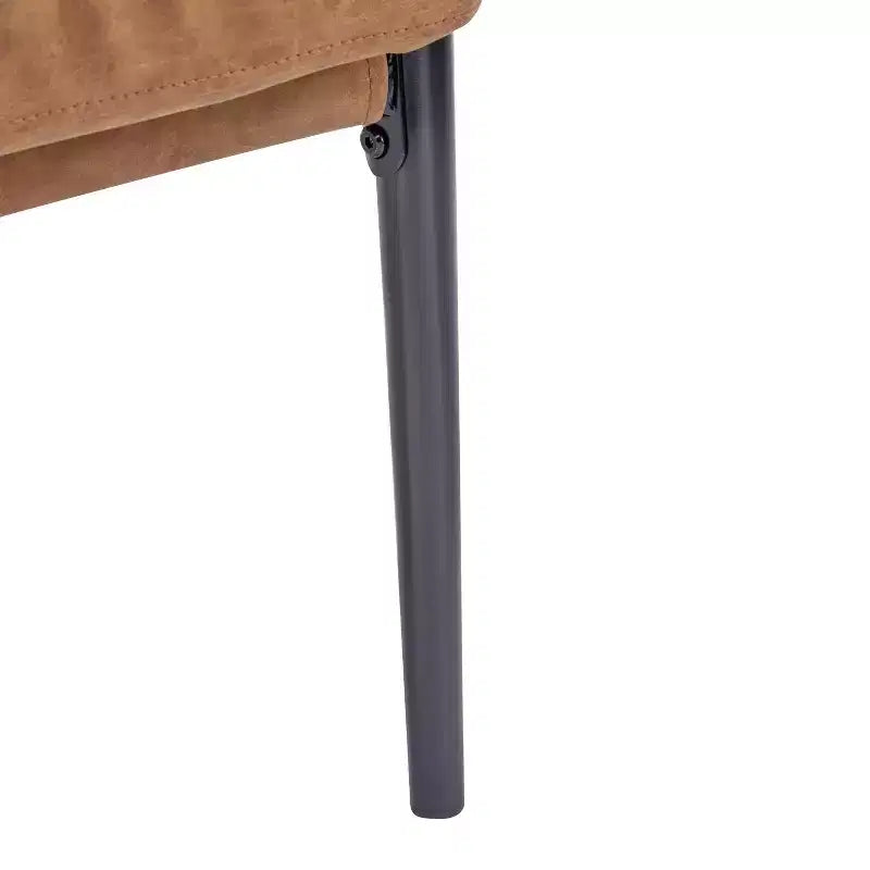 MAYEERTY 27.56 Poltrona moderna, cuscini in peluche, struttura in metallo, soggiorno, ufficio, multicolore