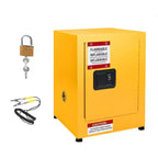 17 x 17 x 22 Galvanized Steel Safety Cabinet - Industrial-Grade Flammable Storage with Adjustable Shelf