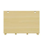 Hitow Mobile Contenitore a Buffet da Fattoria Regolabile con 6 Cassetti, Credenza con Listelli in Legno Massello per Cucina e Sala da Pranzo, Soluzione di Archiviazione per Dispensa
