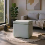 MAYEERTY Pouf Contenitore Multifunzionale, Imbottito, Uso Domestico