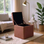 MAYEERTY Pouf Contenitore Multifunzionale, Imbottito, Uso Domestico