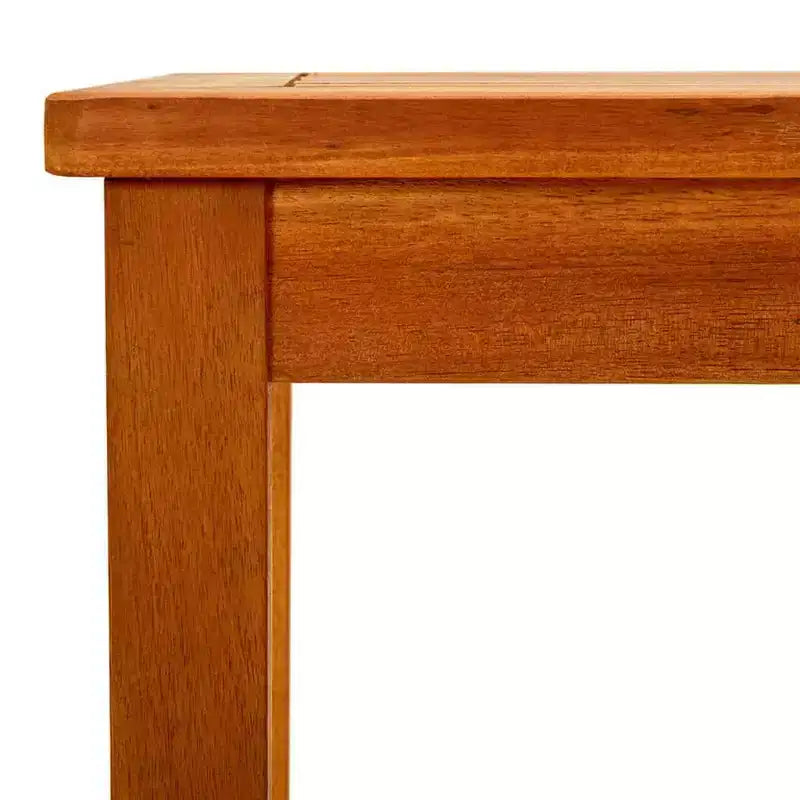 vidaXL Tavolino da Caffè in Legno Massello di Acacia Naturale - 89,9 x 50 x 36 cm