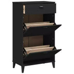 vidaXL Shoe Cabinet Storage Rack Organizer Hallway Furniture Engineered Wood