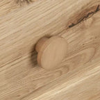 GDFStudio Halden Tavolino da caffè con ripiano sollevabile e vano portaoggetti nascosto in legno stile rustico