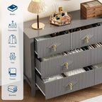 Acekool Cassettiera a 7 cassetti da 54 pollici, Mobile contenitore ampio con cassetti profondi e kit anti-ribaltamento
