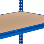 Scaffalatura a 5 Ripiani per Garage, Capacità 1134 kg, Scaffale in Metallo per Garage, Industriale, Magazzino, Cucina, Ripostiglio, 122 L x 46 P x 180 A cm