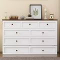 GDFStudio Kaelun Modern Wooden Murphy Bed Chest with Charging Station and Large Storage Drawers