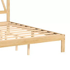 AEELLEEA Letto a una piazza e mezza Struttura resistente Facile da montare Base letto a piattaforma minimalista in legno per la camera da letto