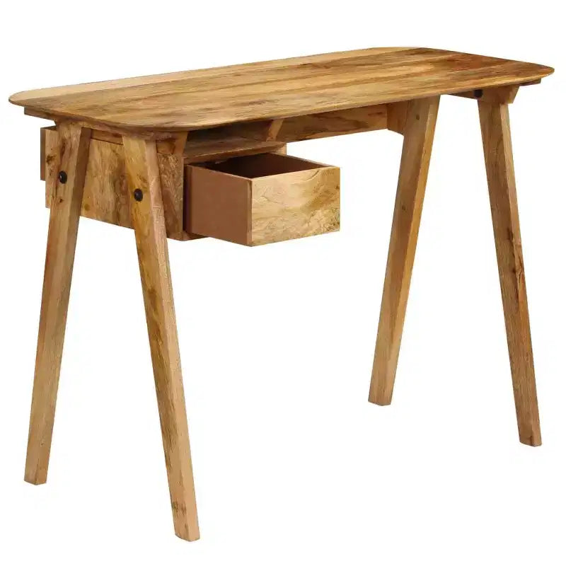 vidaXL Scrivania 110x50x76 cm Legno Massello di Mango