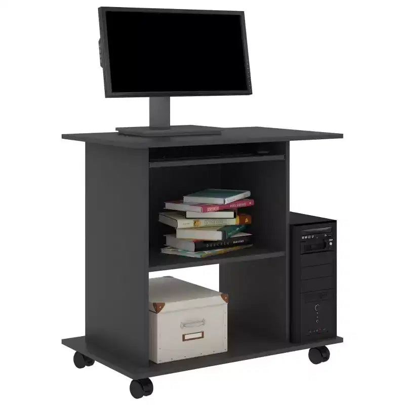vidaXL Scrivania per Computer Scrivania Gaming Tavolo da Ufficio con Ripiano in Legno Ingegnerizzato