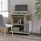 vidaXL Scrivania per Computer Scrivania Gaming Tavolo da Ufficio con Ripiano in Legno Ingegnerizzato