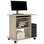 vidaXL Scrivania per Computer Scrivania Gaming Tavolo da Ufficio con Ripiano in Legno Ingegnerizzato
