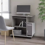 vidaXL Scrivania per Computer Scrivania Gaming Tavolo da Ufficio con Ripiano in Legno Ingegnerizzato
