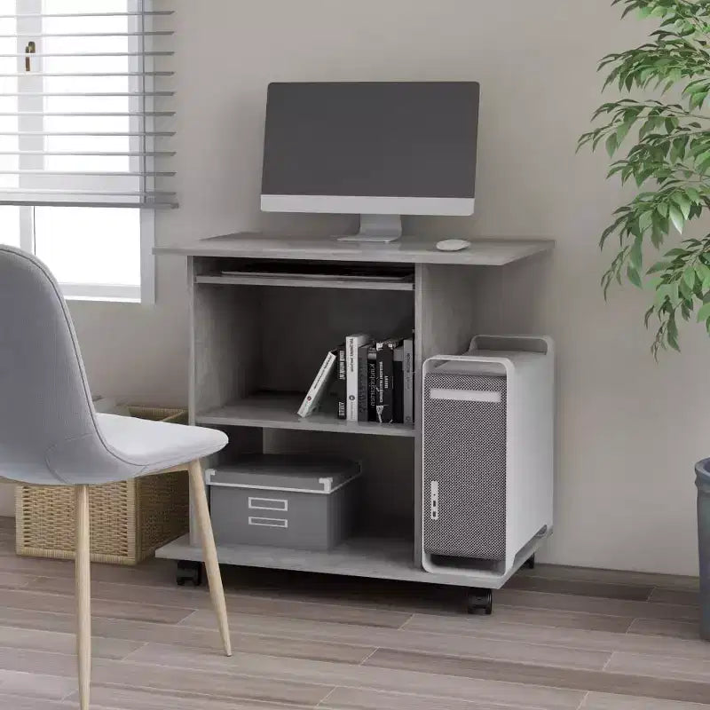 vidaXL Scrivania per Computer Scrivania Gaming Tavolo da Ufficio con Ripiano in Legno Ingegnerizzato