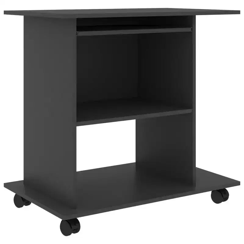 vidaXL Scrivania per Computer Scrivania Gaming Tavolo da Ufficio con Ripiano in Legno Ingegnerizzato