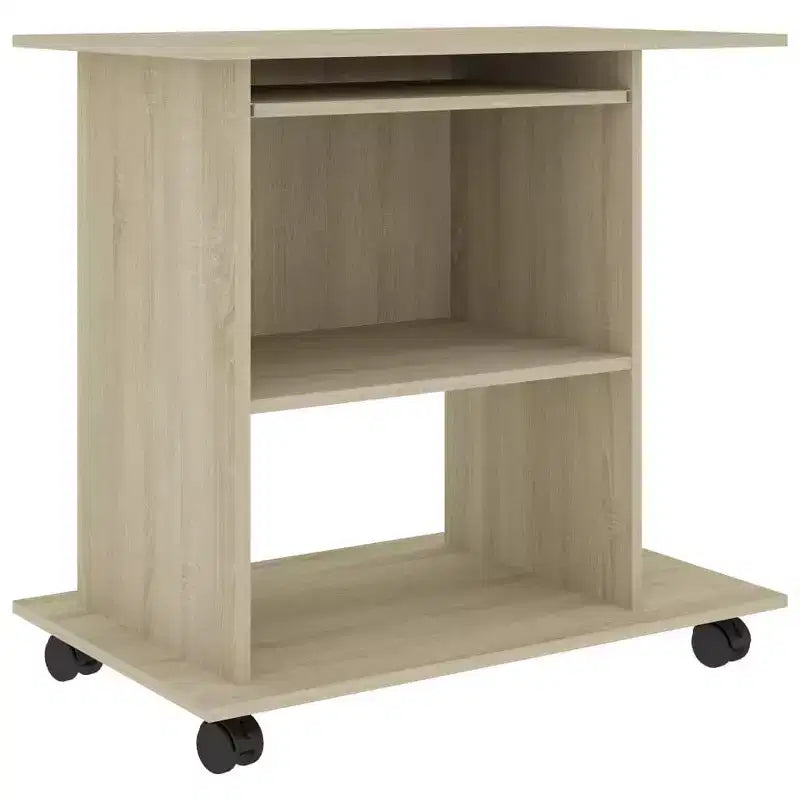 vidaXL Scrivania per Computer Scrivania Gaming Tavolo da Ufficio con Ripiano in Legno Ingegnerizzato