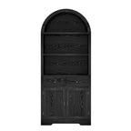 Libreria ad arco Balconera da 180 cm con mobiletto contenitore per soggiorno