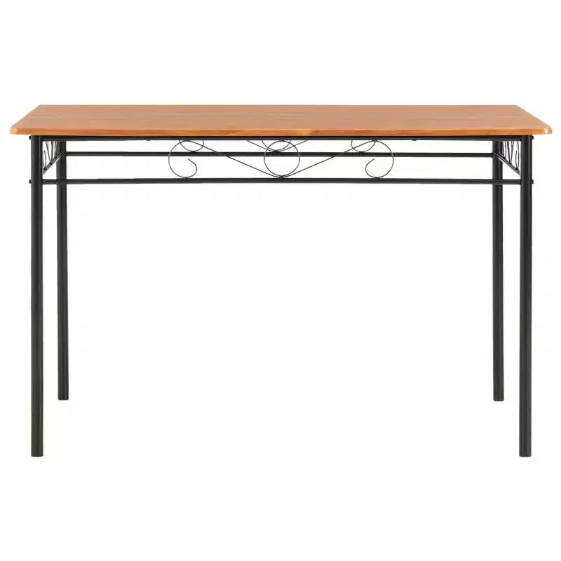 vidaXL Tavolo da Pranzo Marrone 120x70x75 cm in MDF
