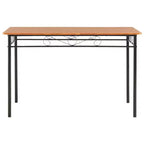 vidaXL Tavolo da Pranzo Marrone 120x70x75 cm in MDF