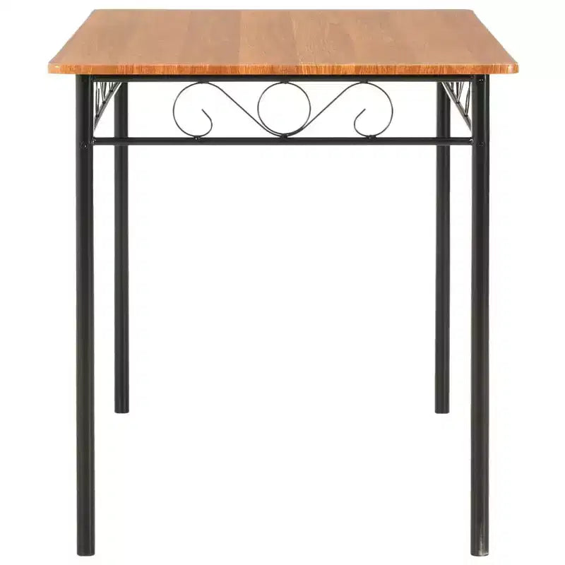 vidaXL Tavolo da Pranzo Marrone 120x70x75 cm in MDF