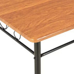 vidaXL Tavolo da Pranzo Marrone 120x70x75 cm in MDF