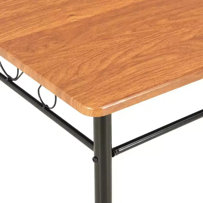 vidaXL Tavolo da Pranzo Marrone 120x70x75 cm in MDF