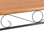 vidaXL Tavolo da Pranzo Marrone 120x70x75 cm in MDF