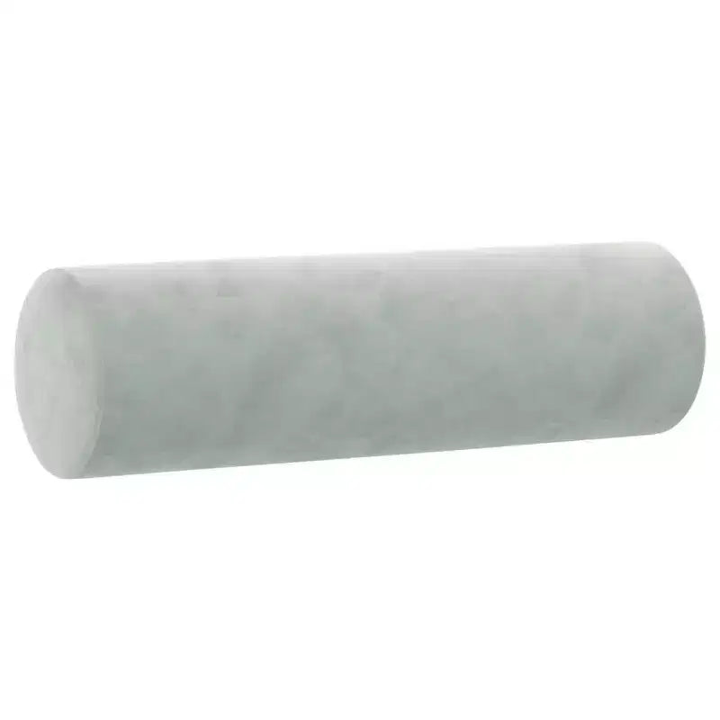 vidaXL Divano a 2 posti con cuscini decorativi Grigio chiaro 47,2 Velluto