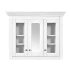 CASAINC 35 Wall Mounted Medicine Cabinet with Mirror and 5 Adjustable Storage Shelves