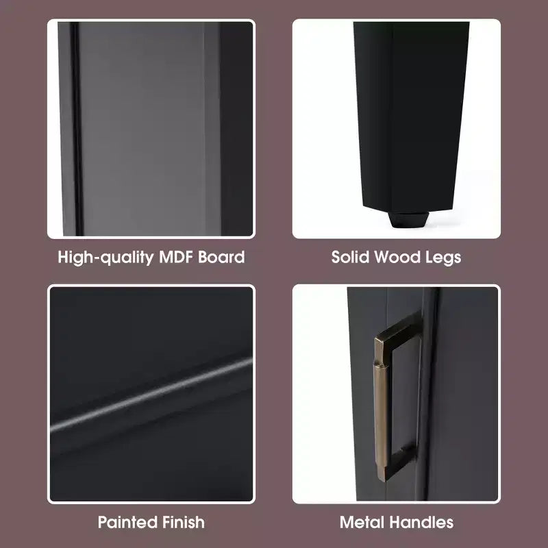 Mobiletto da bagno salvaspazio 30" con lavabo, mobiletto da bagno in legno con cassetti e anta, nero