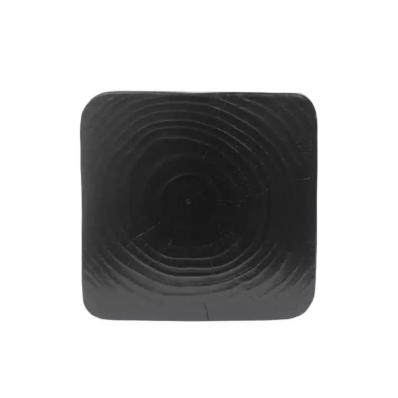 Tavolino Retro Comodino Tavolino d'Appoggio con Texture Effetto Legno, Tavolino d'Appoggio per Interni/Esterni a Forma di Spirale - ModernLuxe