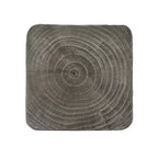 Tavolino Retro Comodino Tavolino d'Appoggio con Texture Effetto Legno, Tavolino d'Appoggio per Interni/Esterni a Forma di Spirale - ModernLuxe