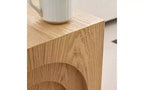 TUYOHW Tavolino Moderno Quadrato, Tavolino Imitazione Legno Massello in MDF, Tavolino da Salotto d'Appoggio, Comodino da Camera da Letto