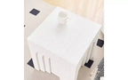 TUYOHW Tavolino Moderno Quadrato, Tavolino Imitazione Legno Massello in MDF, Tavolino da Salotto d'Appoggio, Comodino da Camera da Letto