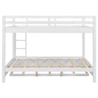 Luxystar Letto a Castello in Legno Queen Size con Letto Estraibile per la Stanza dei Bambini e l'Appartamento